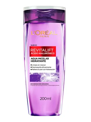 Agua Dermo Expertise L'Oréal Paris Micelar Revitalift Ácido Hialurónico 200 ml