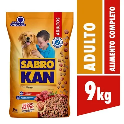 Alimento Perro Adulto Carne Y Arroz Bolsa, 9 Kg