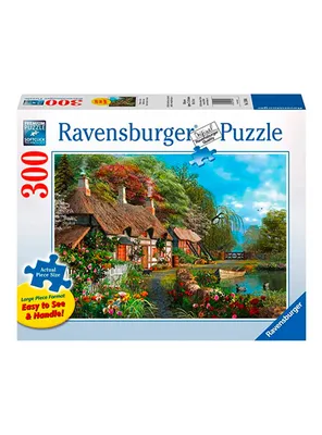 Ravensburger Puzzle Cabaña del lago - 300 piezas Caramba
