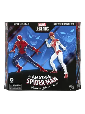 Figura de Acción Marvel Legends Series Spider-Man y Spinneret