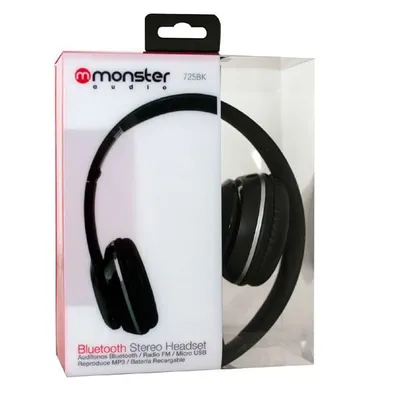 Audífono Monster Audio 725 Bluetooth 10 mts Over-ear