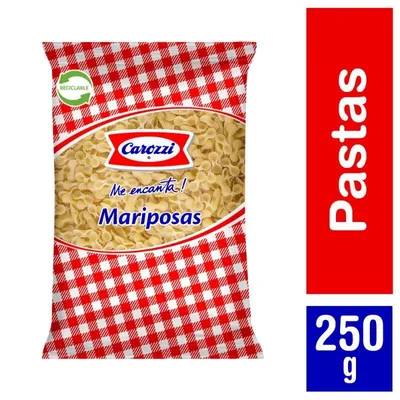 Pasta Vitaminizada Mariposas Bolsa, 250 G