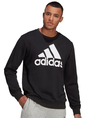 Polerón Adidas Essentials Sweatshirt Negro Hombre