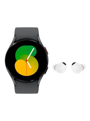 Smartwatch Galaxy Watch5 40mm BT Gray + Audífonos Bluetooth Galaxy Buds 2 Pro White