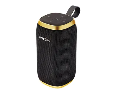 Parlante Bluetooth Black/gold Amazing
