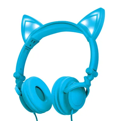 Audífonos Kitty Cat Azul