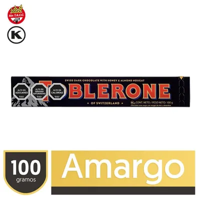Chocolate Amargo De Leche, 100 Gr