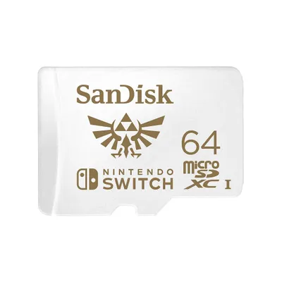 Memoria Sandisk Nintendo Switch 64 GB Micro SD Official Pack