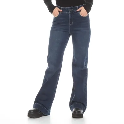 Wados Jeans Straight Tiro Alto Mujer