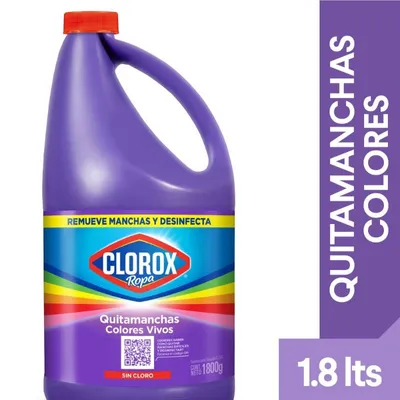 Cloro Ropa Colores Botella, 1,8 L