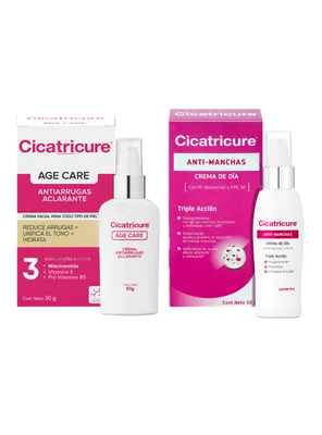 Set Cicatricure Crema Antimanchas + Age Care Aclarante 50 g