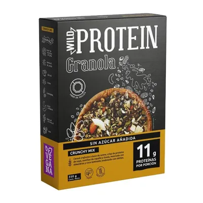 Granola Crunchy Con 10Gr Proteina, 350 G