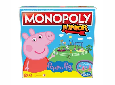 Juego Monopoly de Mesa Junior: Peppa Pig