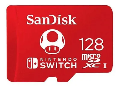 Tarjeta De Memoria Sandisk Sdsqxao-128g-gnczn Nintendo 128gb