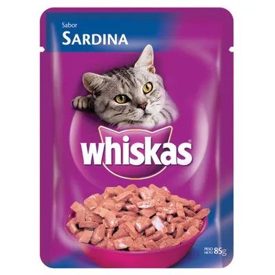 Alimento Húmedo Para Gato Sabor Sardina Sobre, 85 G