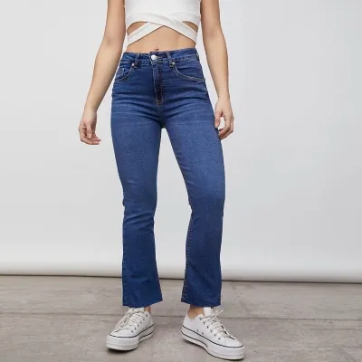 Americanino Jeans Cropped Tiro Medio Mujer