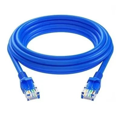 Cable De Red Rj-45 Cat6 3 Metros Azul Hp