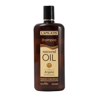 Shampoo Con Natural Oil Con Argán De Marruecos, 420 Ml