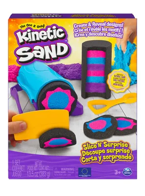 Kinetic Sand Set rollo sorpresa de arena Caramba