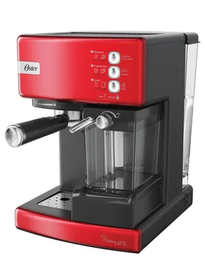 Cafetera Espresso Oster Prima Latte Roja