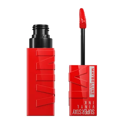 Maybelline SS Vinyl Ink RED-HOT .