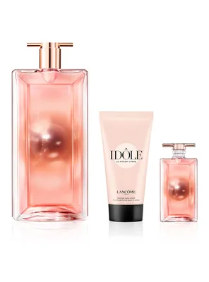 Set Perfume Idôle Nectar EDP Mujer 50 ml + Body Lotion 50 ml + Miniatura EDP 5 ml Edicion Limitada