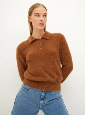Sweater Zara Kn Cafe Talla L