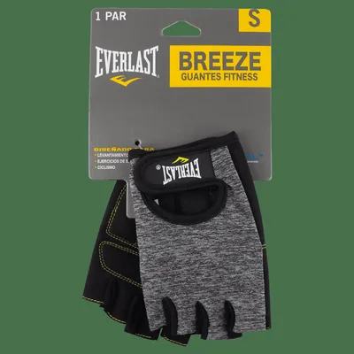 Guantes Fitness Breeze Gris/ Negro Mujer Everlast L