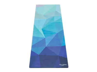 Mat de Yoga Design Lab Comobo Geo Blue 3.5 mm