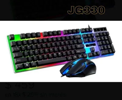 Teclado Gamer + Mouse Modelo Jg330