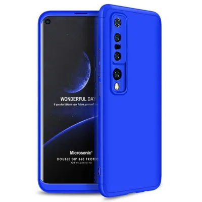 Carcasa: Xiaomi Mi 10 - Resistente Funda / Azul