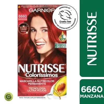 Coloración Garnier Nutrisse Colorissimos 6660 Manzana, 1 Un