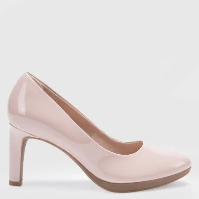 Clarks Zapato Formal Mujer Cuero Rosa