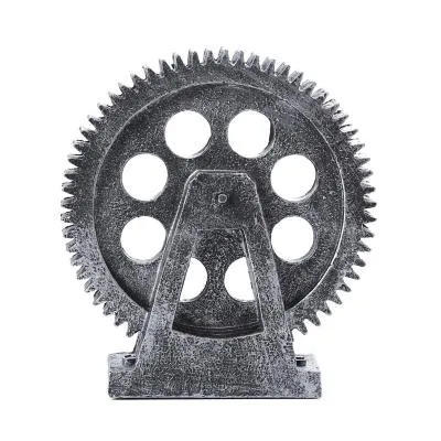 Adorno steampunk indrutrial resina 20x22 cm