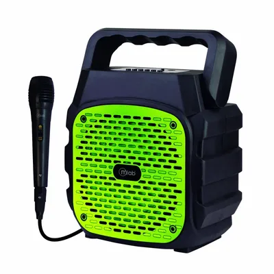 Parlante Karaoke Suitcase Outdoor Foldable Microfono Bt