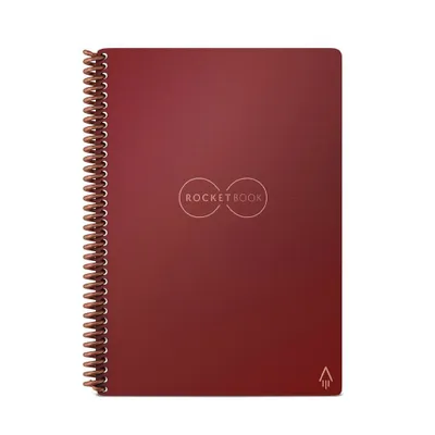 Cuaderno Inteligente Rocketbook Core Executive Scarlet Sky