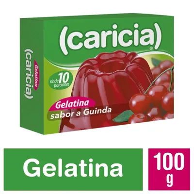 Gelatina Sabor Guinda Caja, 100 G