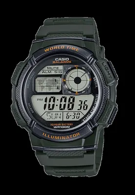 Reloj Digital AE-1000W-3AV Negro Hombre