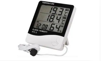 Termometro Higrometro Digital Con Sonda Interior Y Exterior
