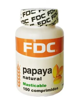 Anti-Inflamatorio FDC Garganta Papaya Enzyma 100 Cápsulas