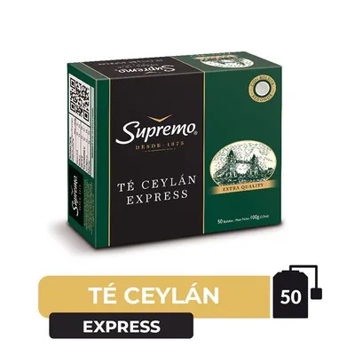 Té Ceylán Express Supremo Caja, 50 Un