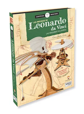 Libro + Maqueta Los Ingenios de Leonardo Da Vinci -