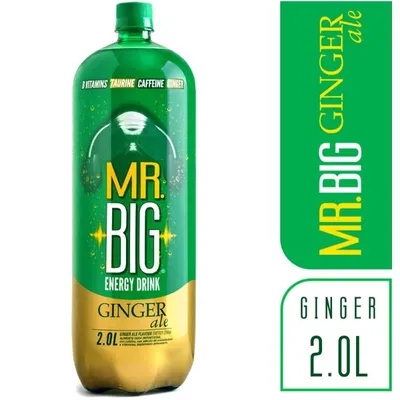 Bebida Energética Ginger Ale, 2 L