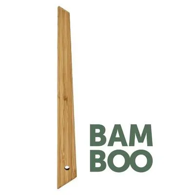 Pinza de bambú para parrilla.