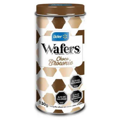 Wafers Sabor Choco Brownie, 130 G