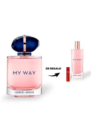 Set Perfume My Way EDP Mujer 90 ml + EDP 15 ml + Labial Lip Magnet 400