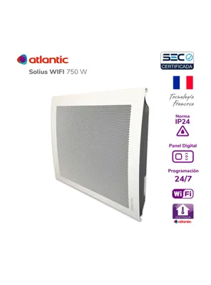 Calefactor Eléctrico Atlantic New Solius Wifi 750W