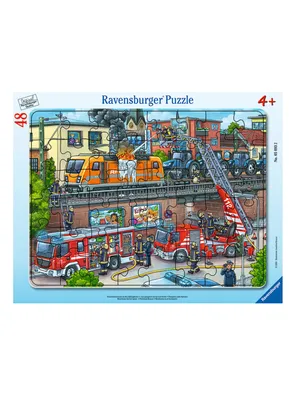 Ravensburger Puzzle enmarcado - Operación de bomberos Caramba