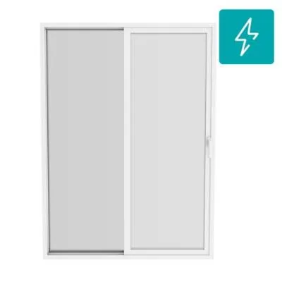 Ventanal Patio Door termopanel PVC americano klassik 150x205cm blanco